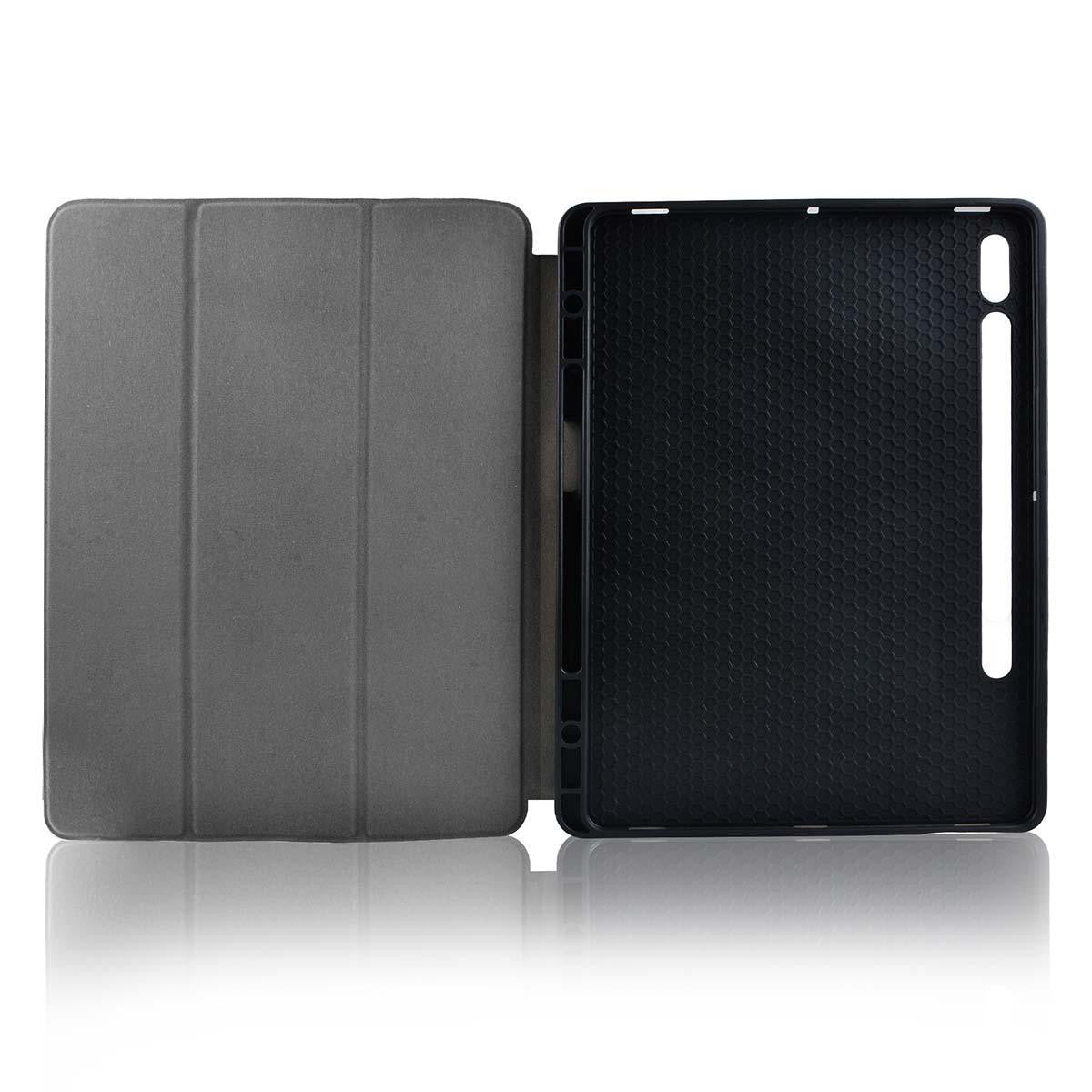 Funda Tablet Tipo Folio | Usado Para: Samsung Galaxy Tab S7 Función de Activación Automática Gris / Negro Ordenador Personal TP