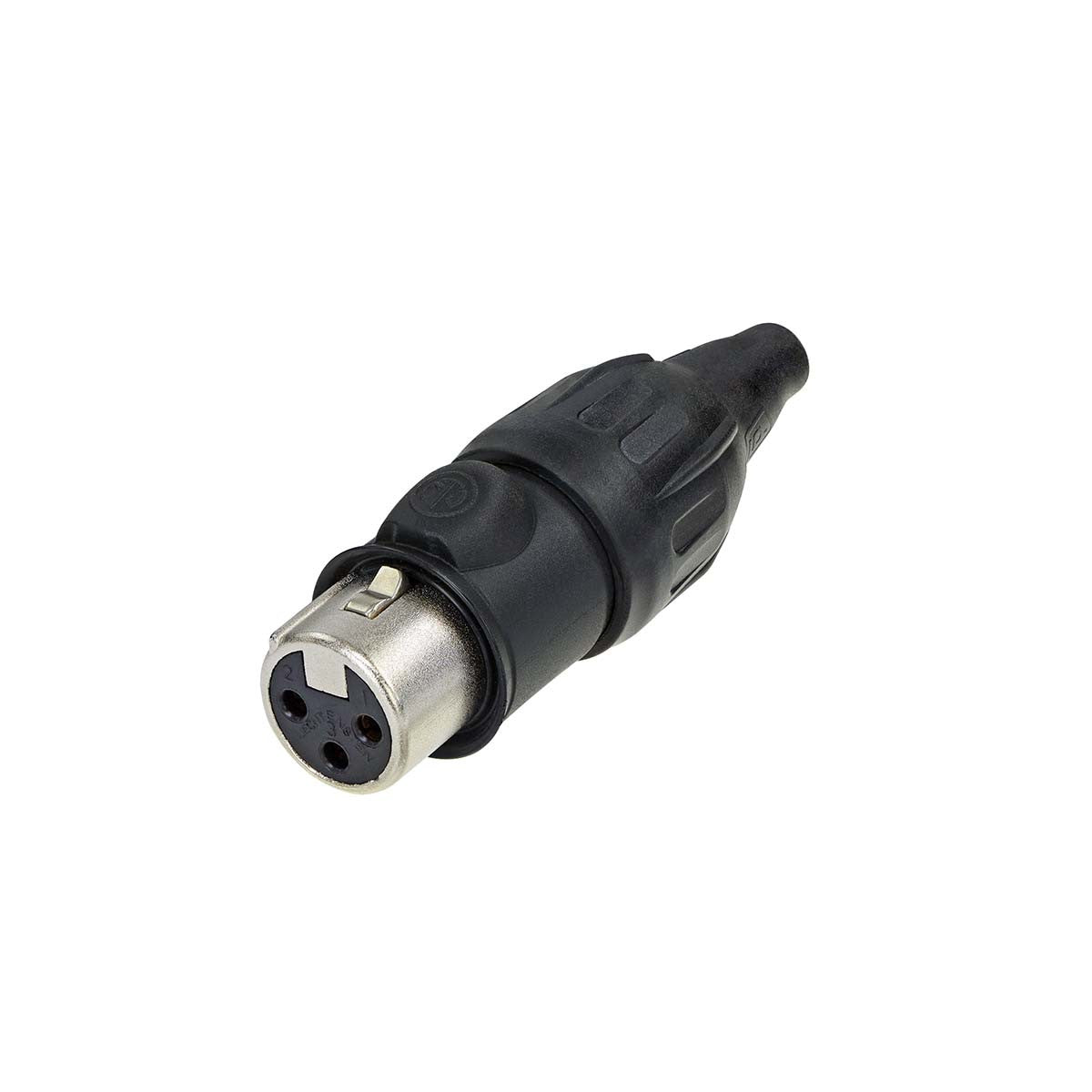 Conector XLR Hembra Metal Plata