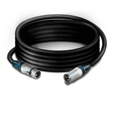 Cable de Altavoz XLR 3-pin Macho - Hembra 3.00 m Negro Adaptador