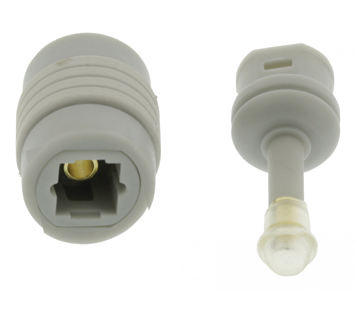 Kit Conector Óptico Adaptador Toslink