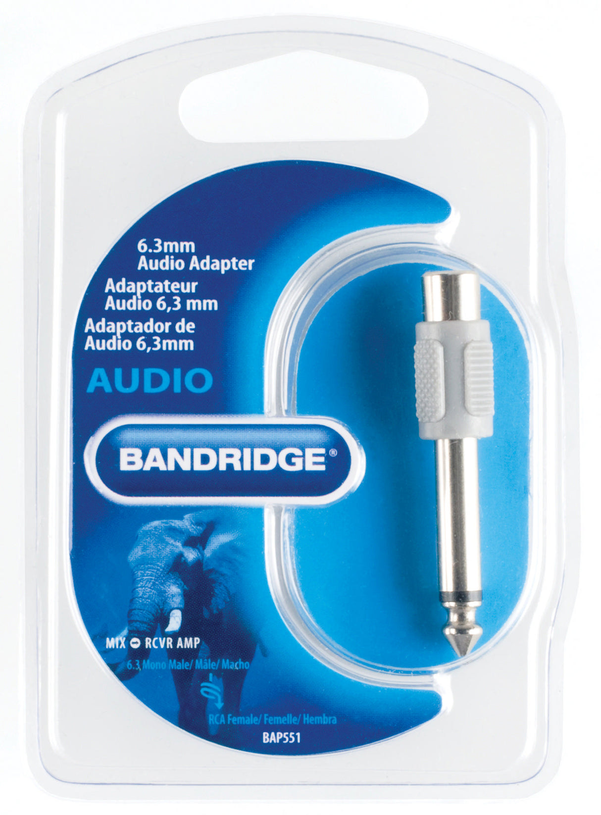 Adaptador de Audio 6,3mm Adaptadores