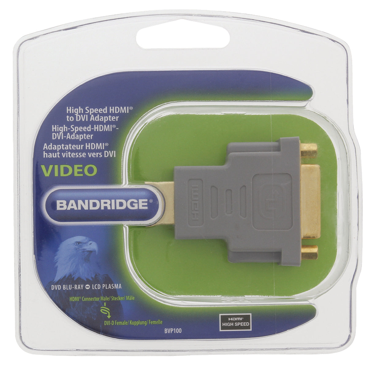 Adaptador Hdmi de Alta Velocidad a DVI Hdmi