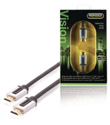 Cable Hdmi de Alta Velocidad con Ethernet, Conector - Hdmi,1,00 m, Negro