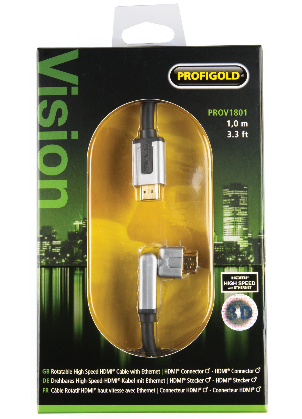 Cable Rotatorio Hdmi de Alta Velocidad con Ethernet 1.0 m Hdmi