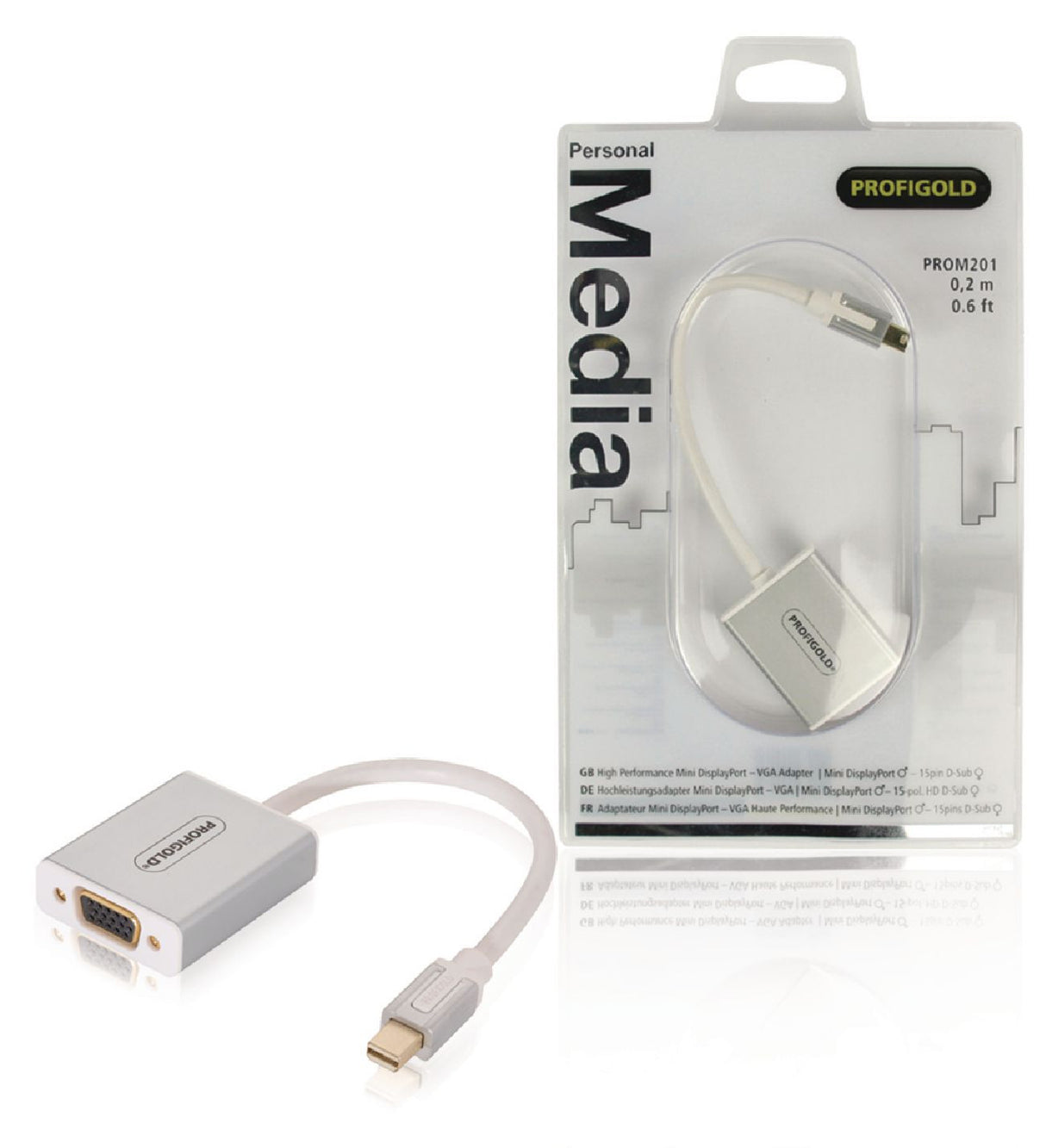 Adaptador Mini Displayport - VGA de Alto Rendimiento 0.2 m