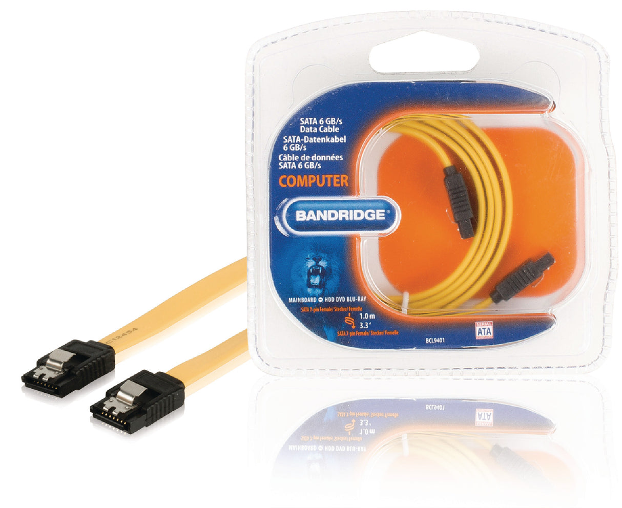 Sata 6 Gb/s Cable de Datos 7-pin Hembra - 1.0 m en Amarillo *No Categorizados