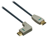 Cable Hdmi de Alta Velocidad con Ethernet Conector - (Angulo) 2.0 en Azul