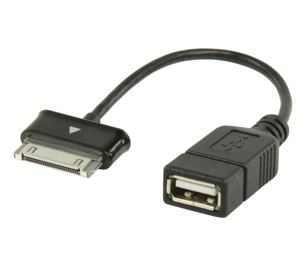 Cable de Datos OTG Para Samsung, 30 Pines Macho - USB A Hembra, Negro 0,20 m Cables