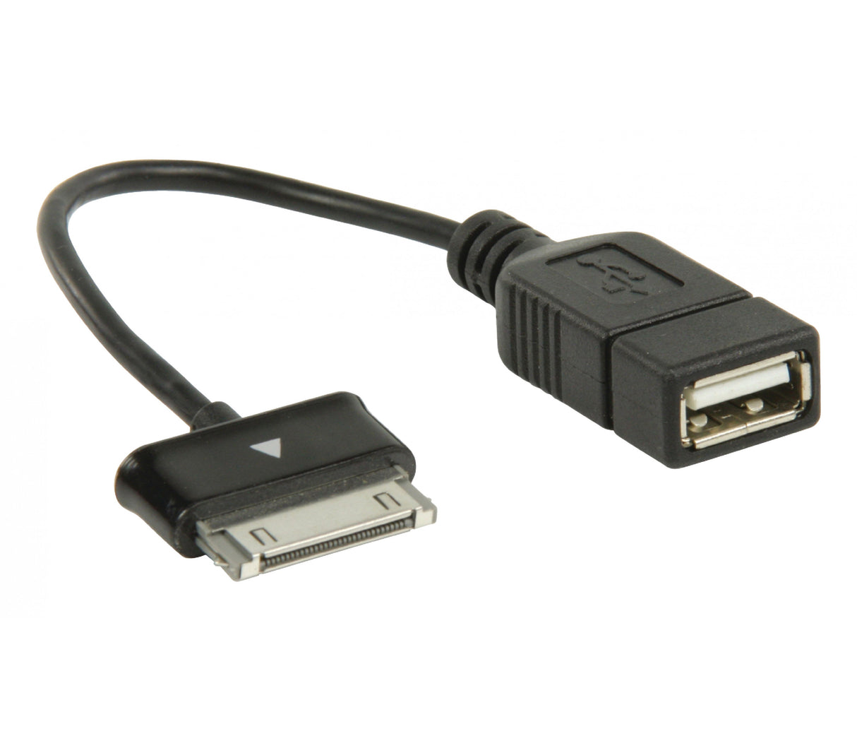 Cable de Datos OTG Para Samsung, 30 Pines Macho - USB A Hembra, Negro 0,20 m Cables