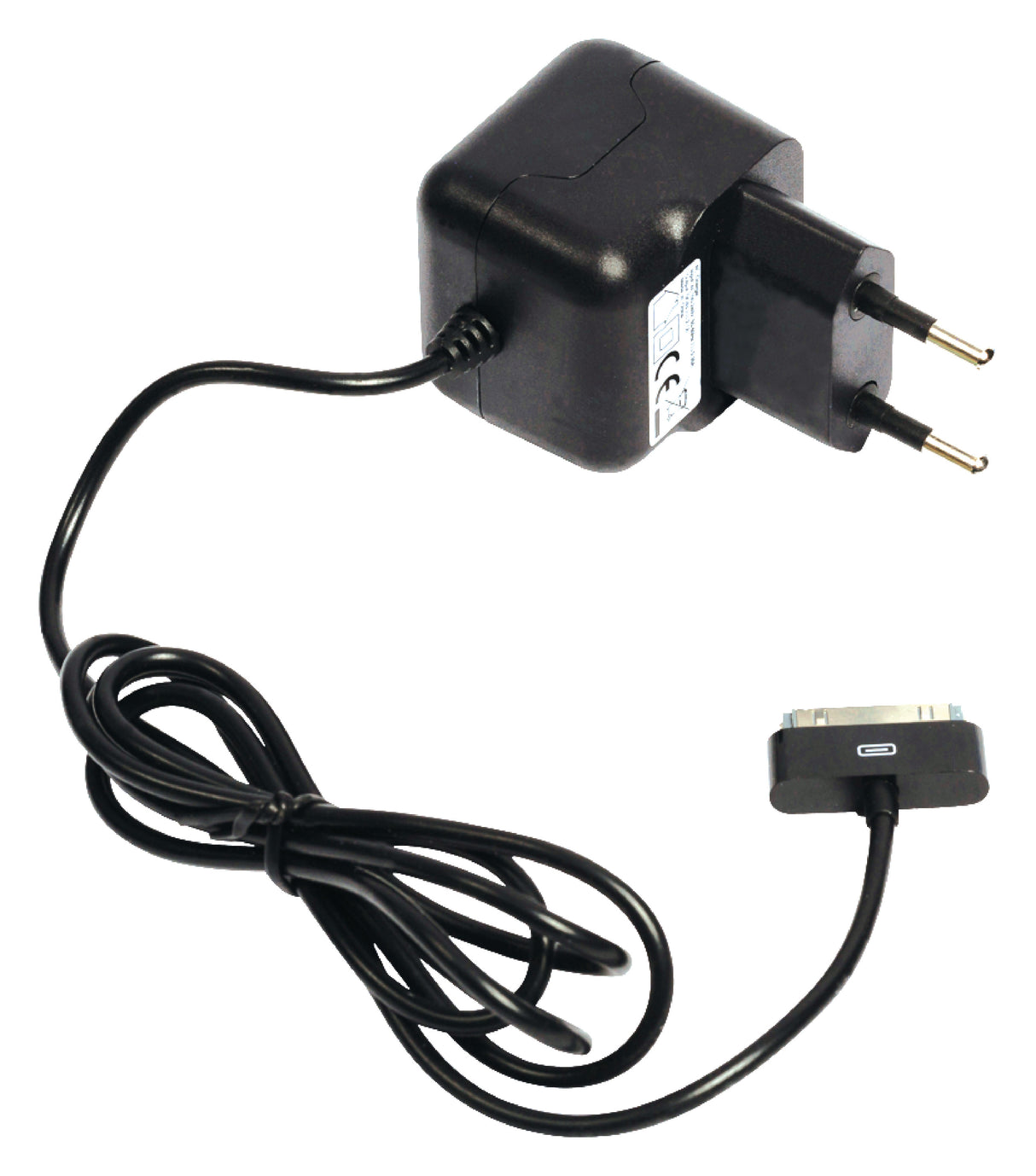 Cargador de CA con Conector 30-pines, Macho 30-pines 1 m, Color Negro 2.1A