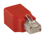 Adaptador de red, Rj45 Macho ? Hembra, Rojo