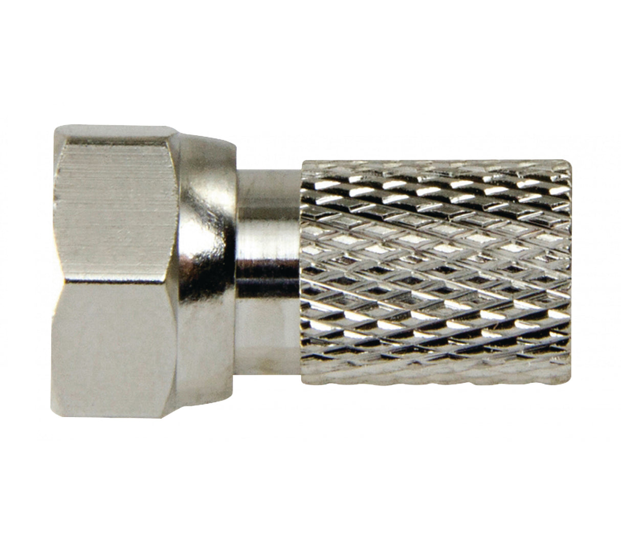 Conector F 2.5 mm Macho Metal Plata/plata Antena