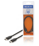 Cable USB 2.0 C Macho - de 1,00 m en Color Negro