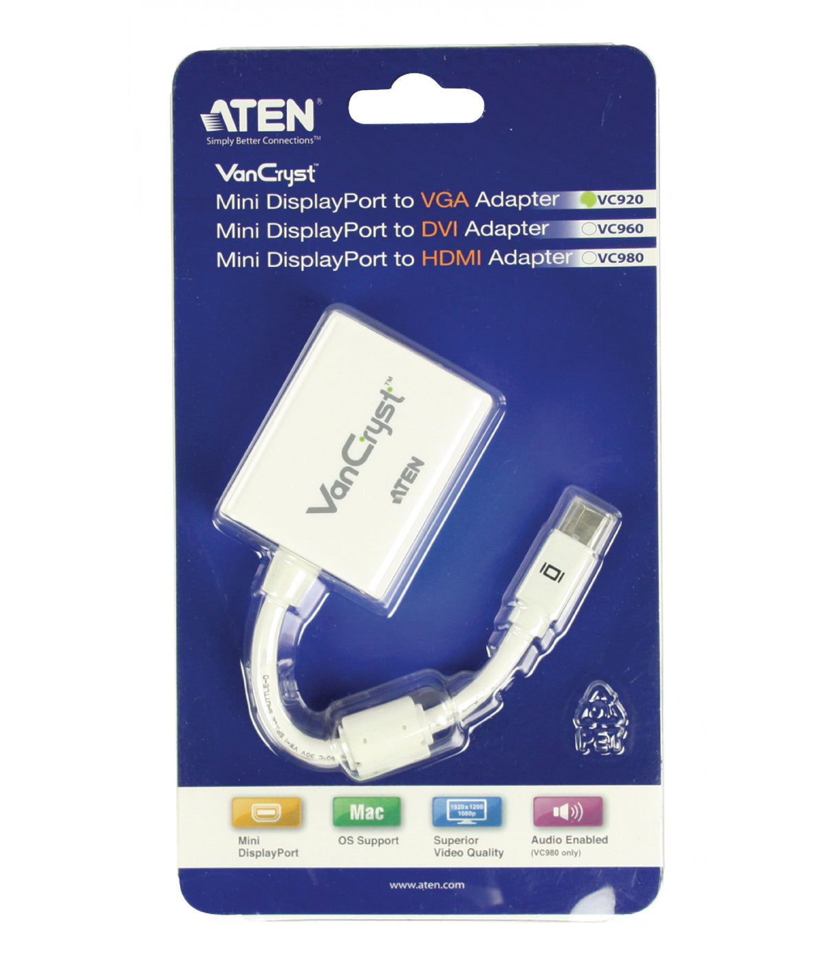 Cable Mini Displayport Macho - VGA 0.15 m Blanco