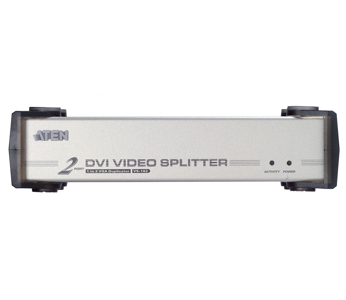 2-port Con Compatibilidad de Audio Splitter DVI Plata