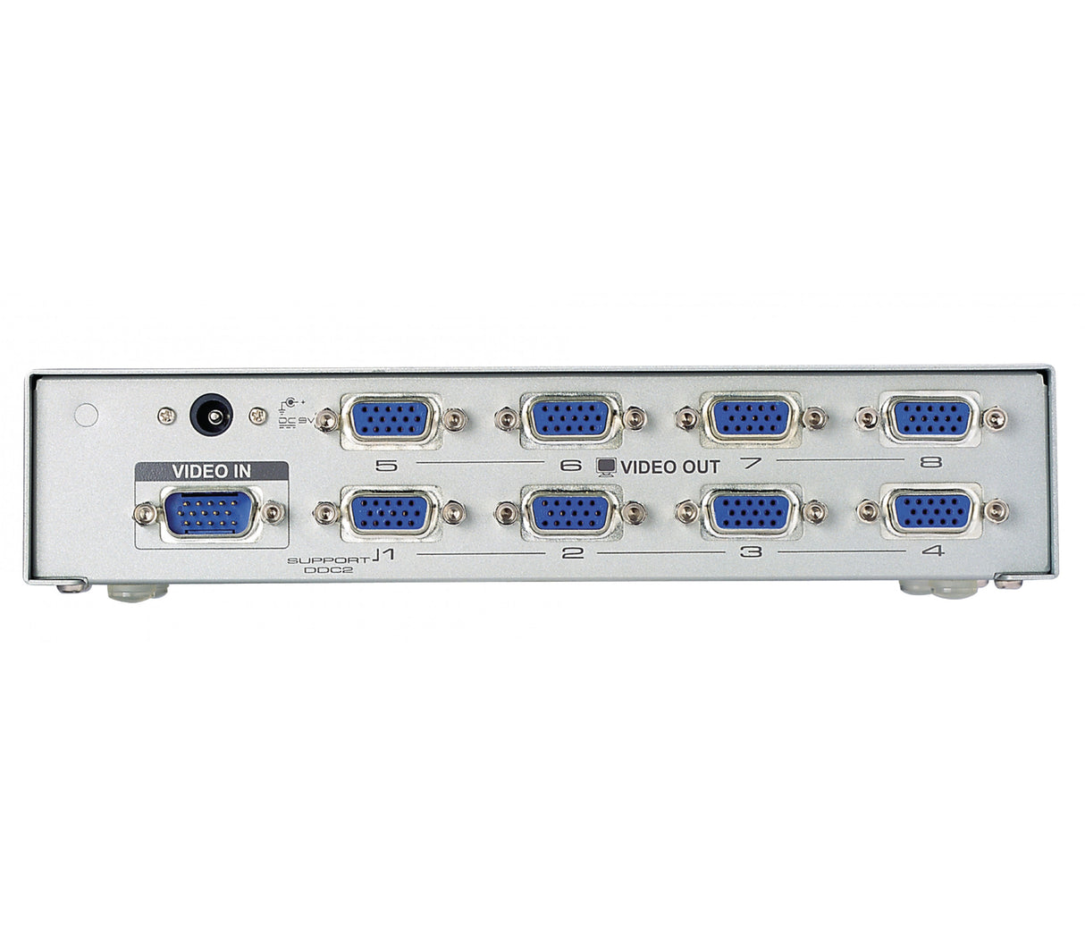 8-port Splitter VGA Plata