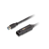 Cable de Extensión USB 3.0 A Macho - Hembra Redondo 10 m Negro