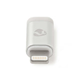 Adaptador de Lightning Apple | Conector 8 Pines Macho - USB Micro B Hembra Accesorios / Componentes pc