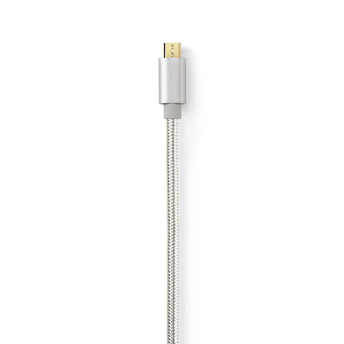 Cable USB 2.0 | Tipo C Macho - Micro B 3,0 m Aluminio