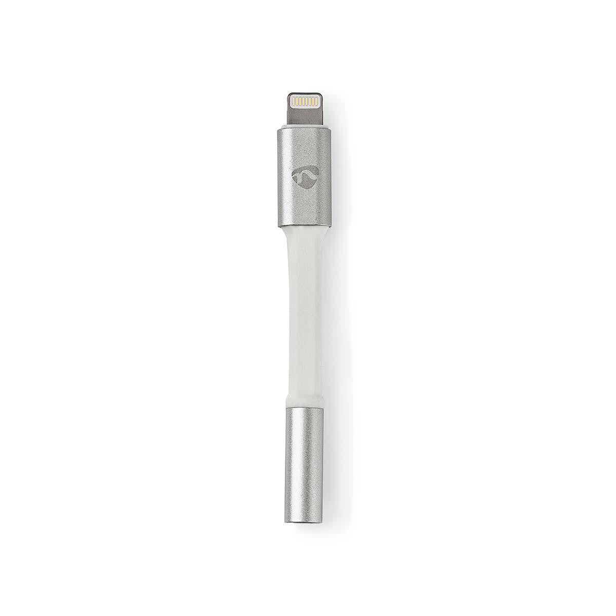 Adaptador de Lightning Apple | Conector 8 Pines Macho - Hembra 3,5 mm 0,08 m Aluminio