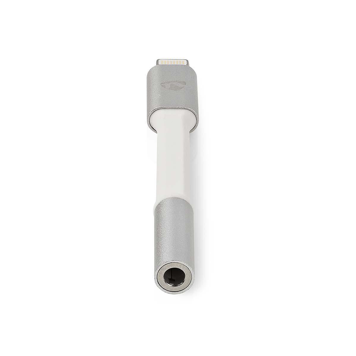 Adaptador de Lightning Apple | Conector 8 Pines Macho - Hembra 3,5 mm 0,08 m Aluminio