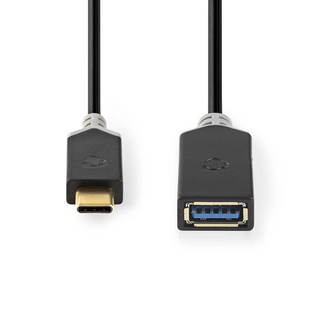 Cable USB 3.0 | Tipo C Macho - A Hembra 0,15 m Antracita