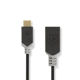 Cable USB 3.0 | Tipo C Macho - A Hembra 0,15 m Antracita