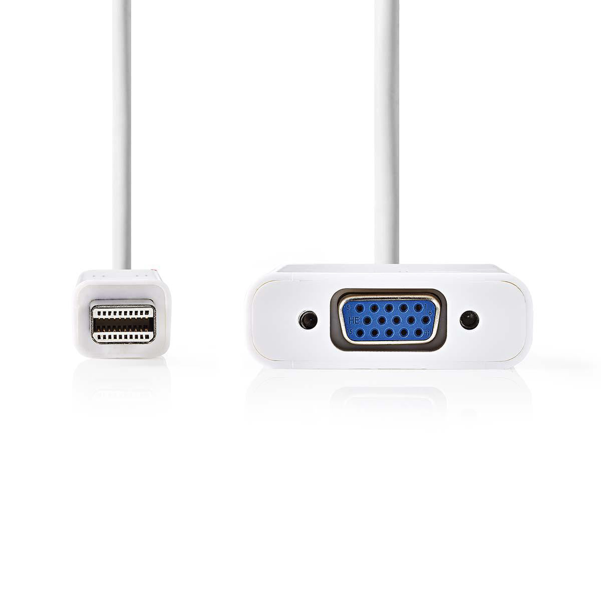 Cable Mini Displayport-vga | Displayport Macho - VGA Hembra 0,2 m Blanco