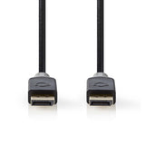 Cable Displayport | Macho - 2,0 m Antracita