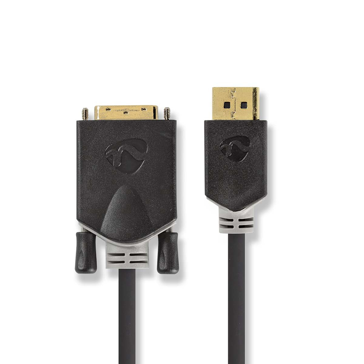 Cable Displayport - DVI | Macho Dvi-d de 24+1 Pines 2,0 m Antracita Adaptador