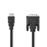 Cable Hdmi?-DVI | Conector Hdmi? - Dvi-d Macho de 24+1 Pines 10 m Negro