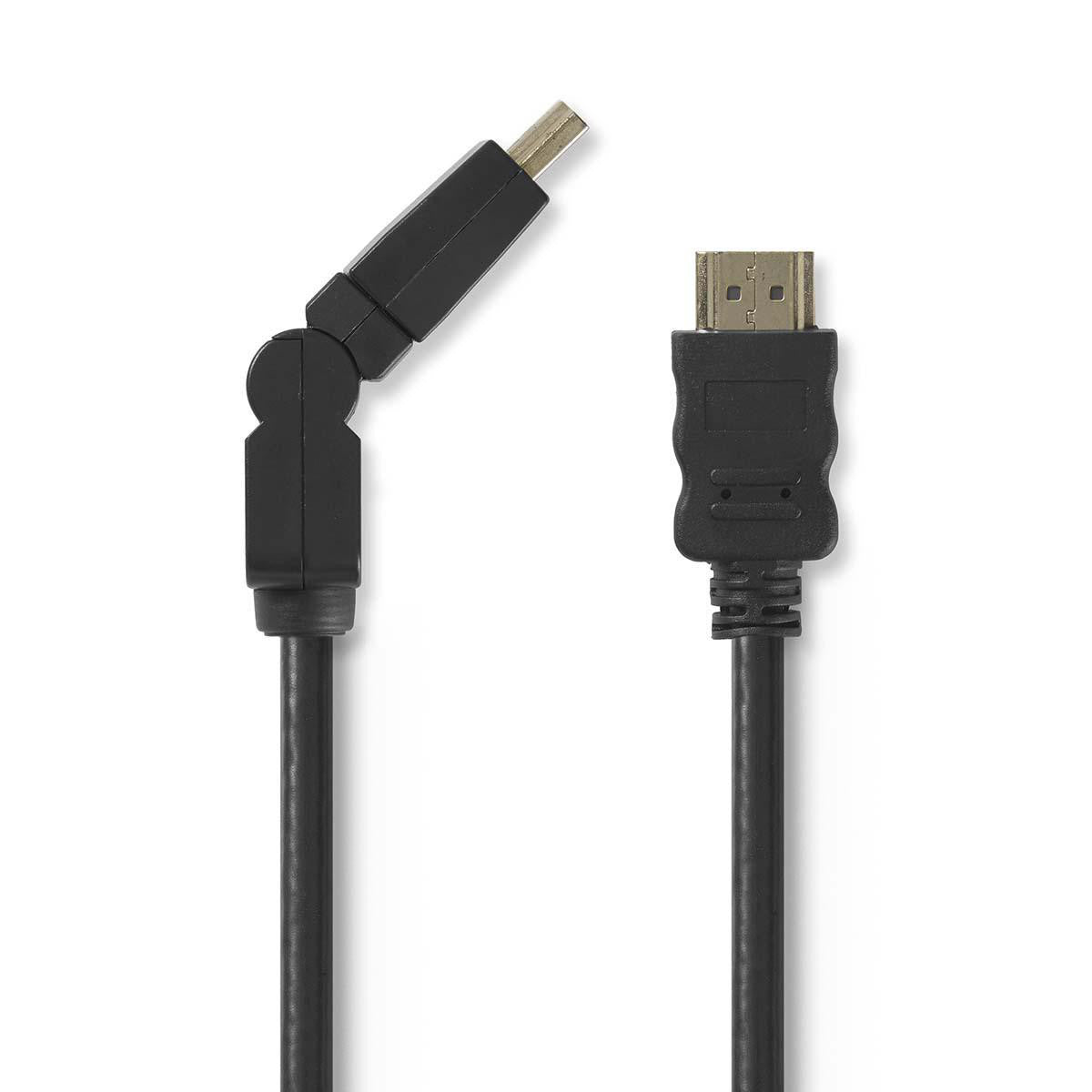 Cable Hdmi? de Alta Velocidad con Ethernet | Conector - Giratorio 1,5 m Negro