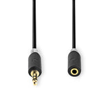 Cable de Audio Estéreo | Macho 3,5 mm - Hembra 2,0 m Antracita