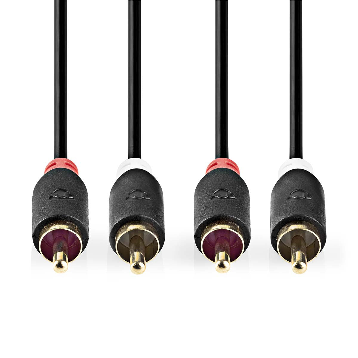 Cable de Audio Estéreo | 2x RCA Macho - 2,0 m Antracita