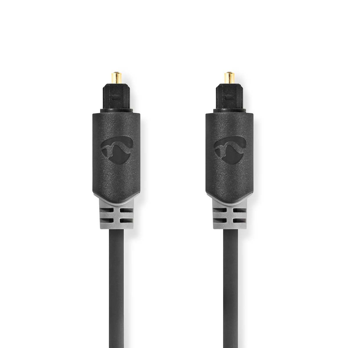 Cable de Audio Óptico | Toslink Macho - 1,0 m Antracita