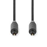 Cable de Audio Óptico | Toslink Macho - 2,0 m Antracita