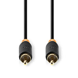 Cable de Audio Digital | RCA Macho - 2,0 m Antracita Cables