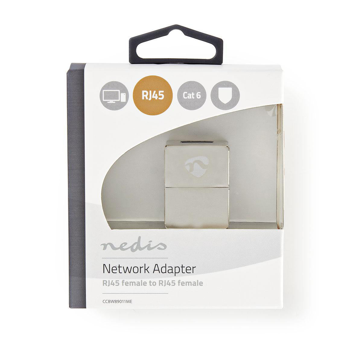 Adaptador de Red Cat6 | Rj45 (8p8c) Hembra -