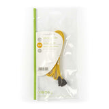 Cable de Datos Sata 6 Gb/s | 7 Pines Hembra con Bloqueo - en Ángulo 90° 1,0 m Amarillo Cables