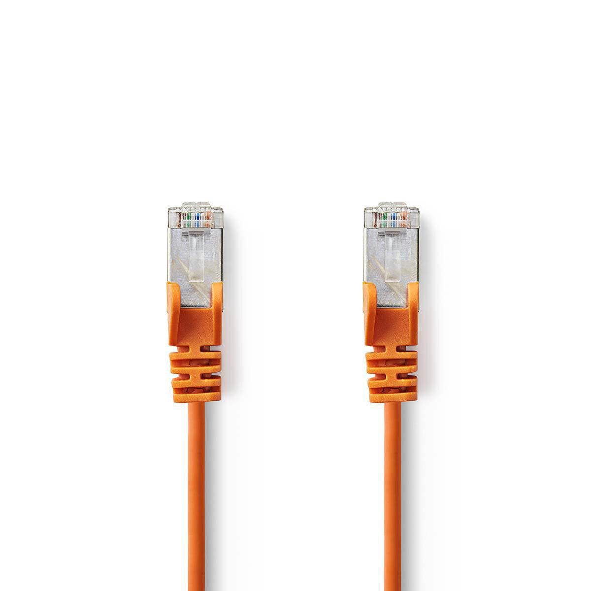 Cable de Red Cat5e Sf/utp | Rj45 Macho - 7,5 m Naranja