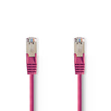 Cable de Red Cat5e Sf/utp | Rj45 Macho - 20 m Rosa Cables