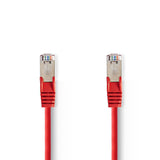 Cable de Red Cat5e Sf/utp | Rj45 Macho - 0,25 m Rojo