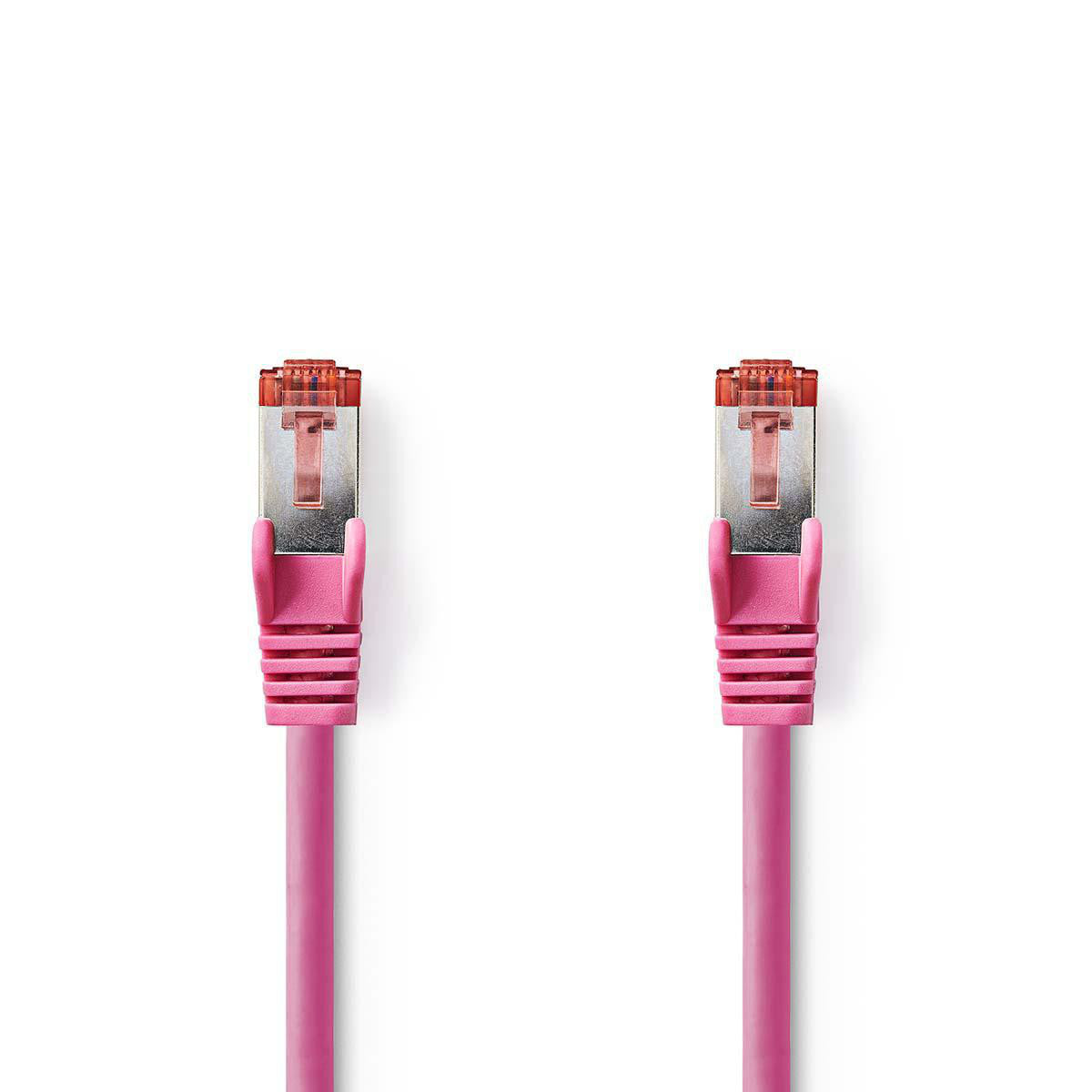 Cable de Red Cat6 S/ftp | Rj45 Macho - 10 m Rosa