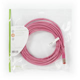 Cable de Red Cat6 S/ftp | Rj45 Macho - 5,0 m Rosa Cables