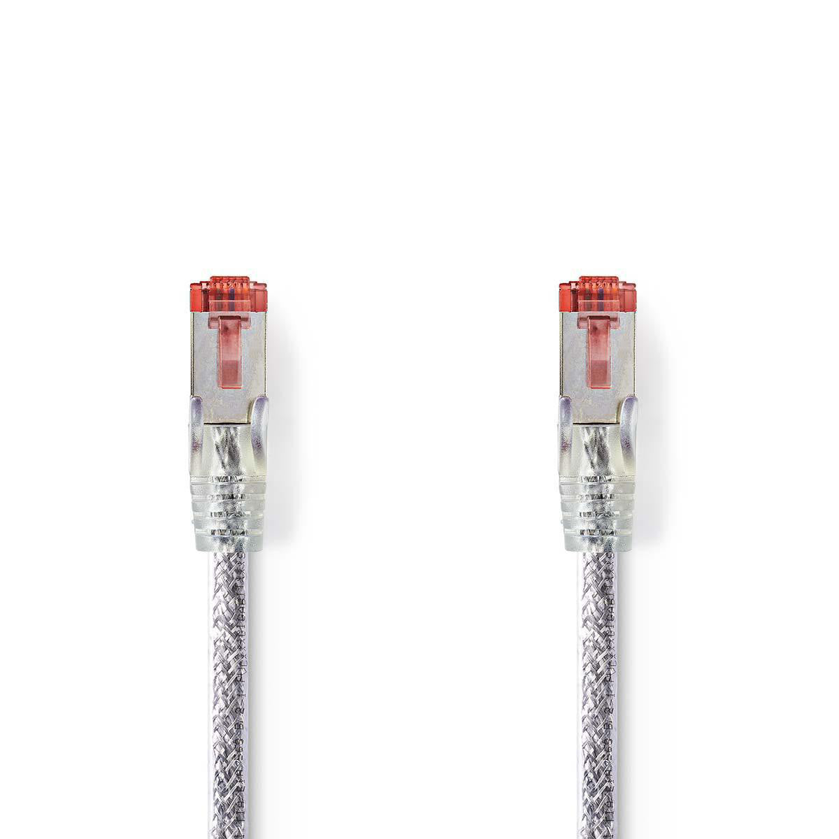 Cable de Red Cat6 S/ftp | Rj45 Macho - 20 m Transparente