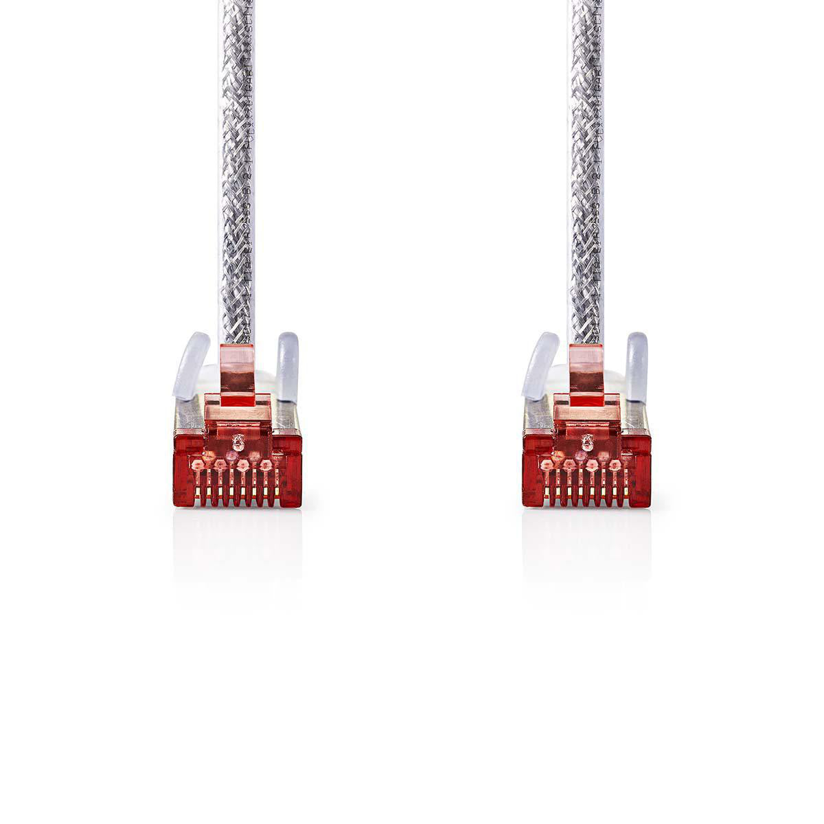 Cable de Red Cat6 S/ftp | Rj45 Macho - 20 m Transparente