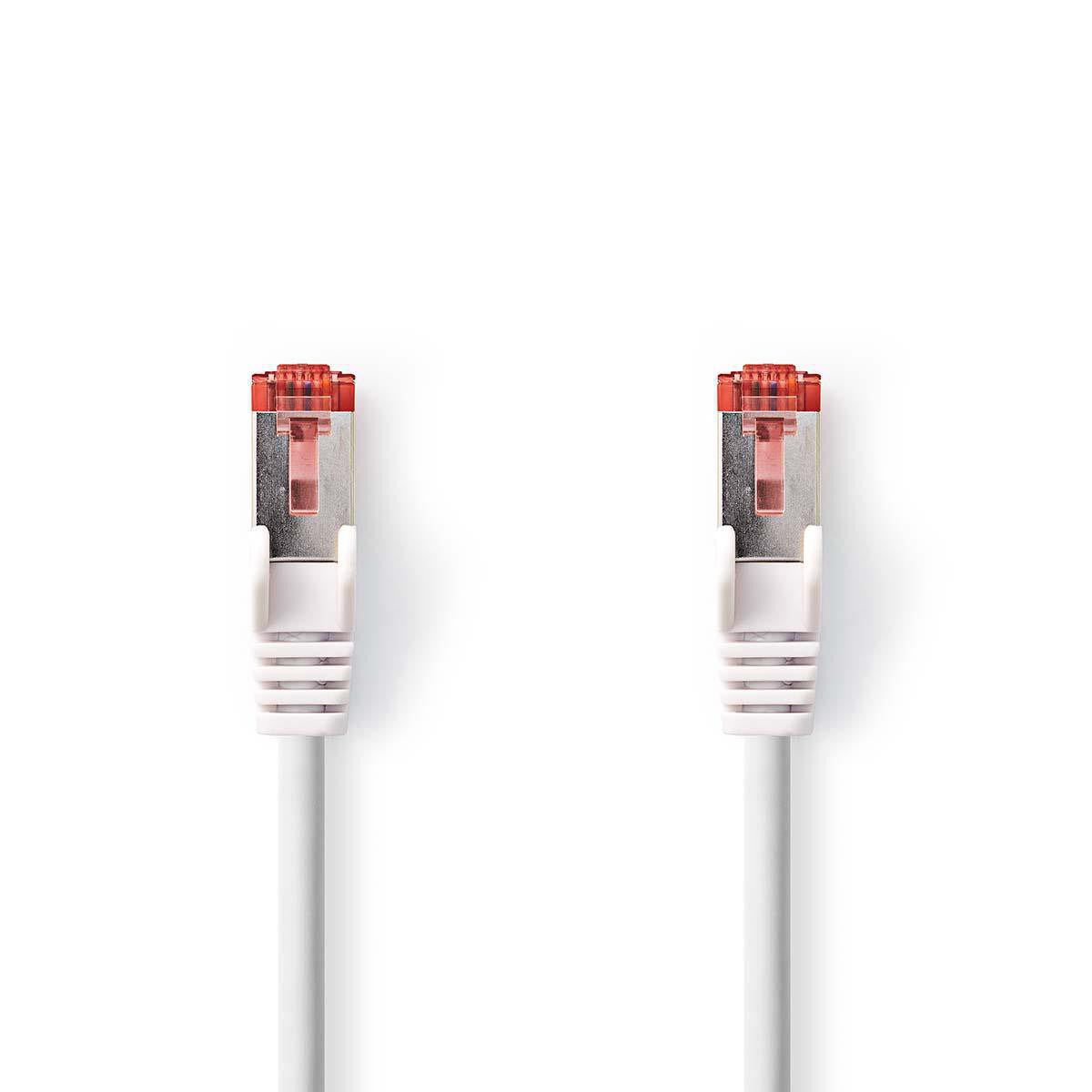 Cable de Red Cat6 S/ftp | Rj45 Macho - 1,5 m Blanco