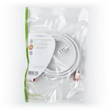 Cable de Red Cat6 S/ftp | Rj45 Macho - 2,0 m Blanco