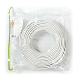 Cable de Red Cat6 S/ftp | Rj45 Macho - 0,30 m Blanco