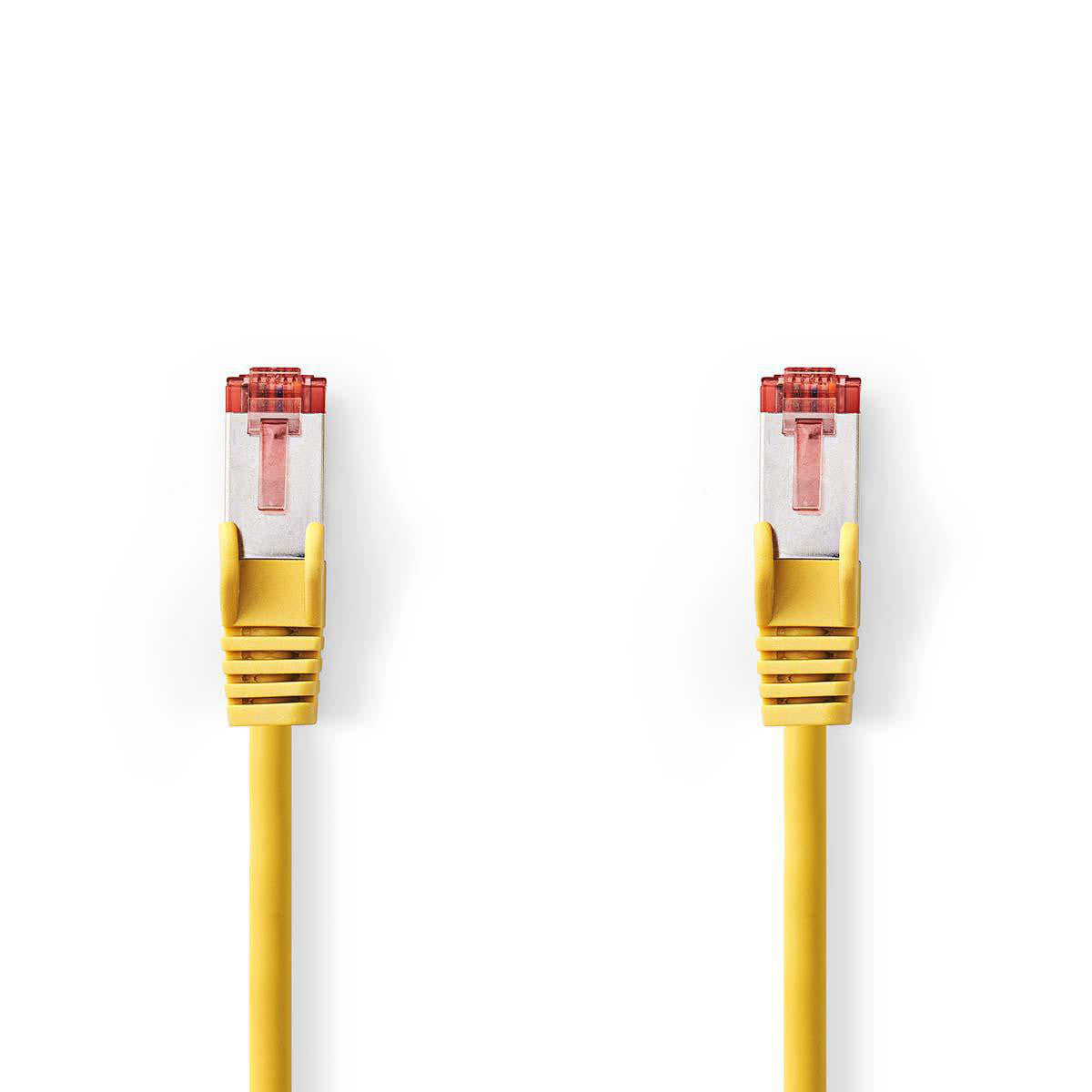 Cable de Red Cat6 S/ftp | Rj45 Macho - 0,30 m Amarillo